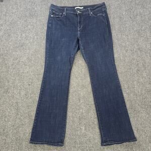 Levi's Classic Bootcut Womens 16W Blue Mid Rise Stretch Denim